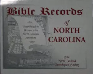 Bible Records of North Carolina