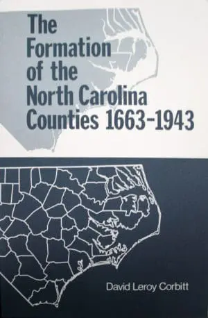 The Formation of the North Carolina Counties, 1663-1943