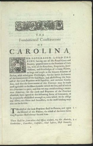 Carolina Contstitution