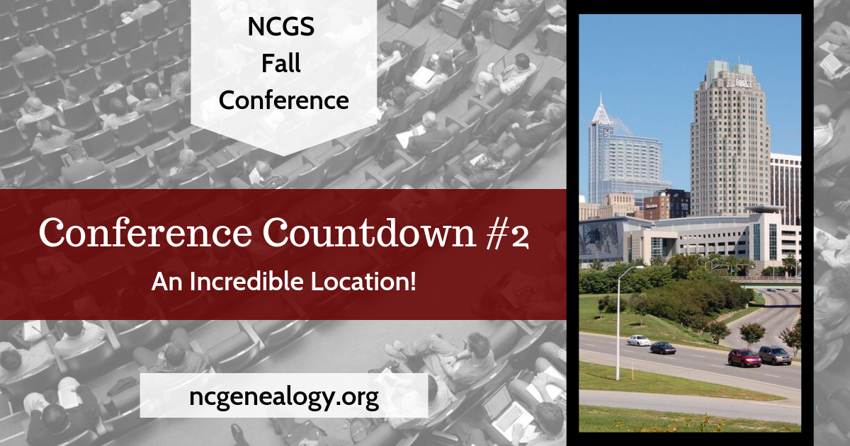 Article Title Conference Countdown #2 and image of city of Raleigh, North Carolina