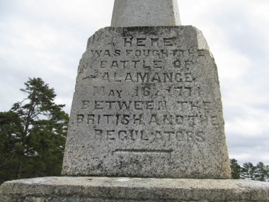 Alamance Battleground Marker