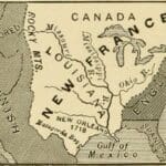 Colonial North America map