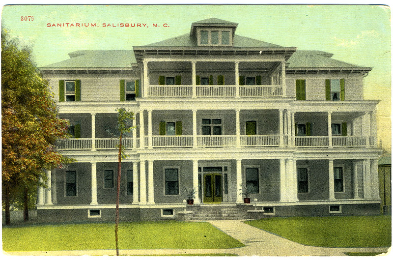 Sanitarium, Salisbury, N.C. postcard photo